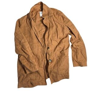 Madewell Linen Oversized Blazer Large